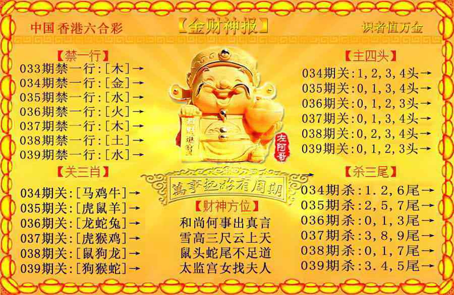 039期金财神[图]